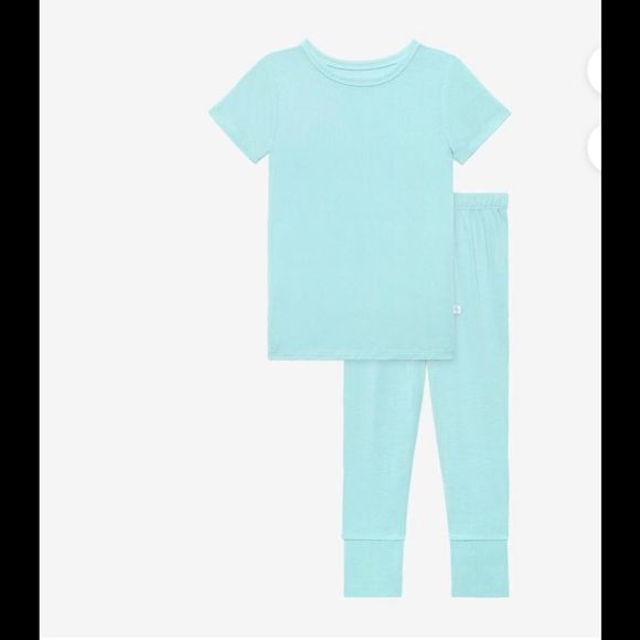 🆕 Posh Peanut Robins Egg Short Sleeve Loungewear